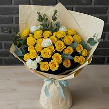 Букет цветов из:  Розы в Посевной