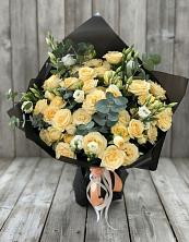 Букет цветов из:  Розы и Лизиантусы в Посевной