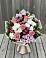 Букет цветов из: Альстромерии, Гвоздики, Розы и Хризантемы в Посевной