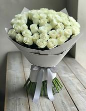 Букет 35 Белых роз в Посевной