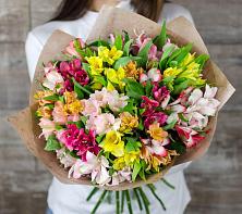 Букет цветов из:  Альстромерии #REPLACE_PRED# Посевной