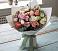 Букет цветов из: Розы, Лизиантусы и Гвоздики в Посевной