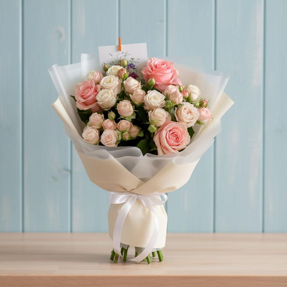 Букет цветов из: Розы в Посевной