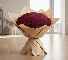 Букет 101 Красная роза в Посевной