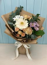 Букет цветов из:  Герберы и Хризантемы в Посевной