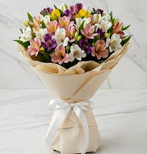 Букет цветов из:  Альстромерии в Посевной