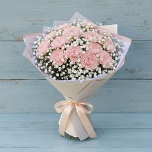 Букет цветов из:  Гвоздики в Посевной