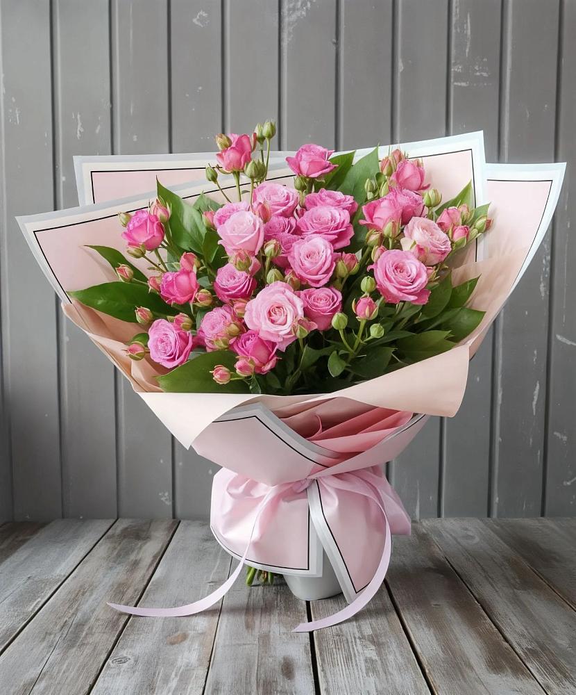 Букет Розовый кустик в Посевной