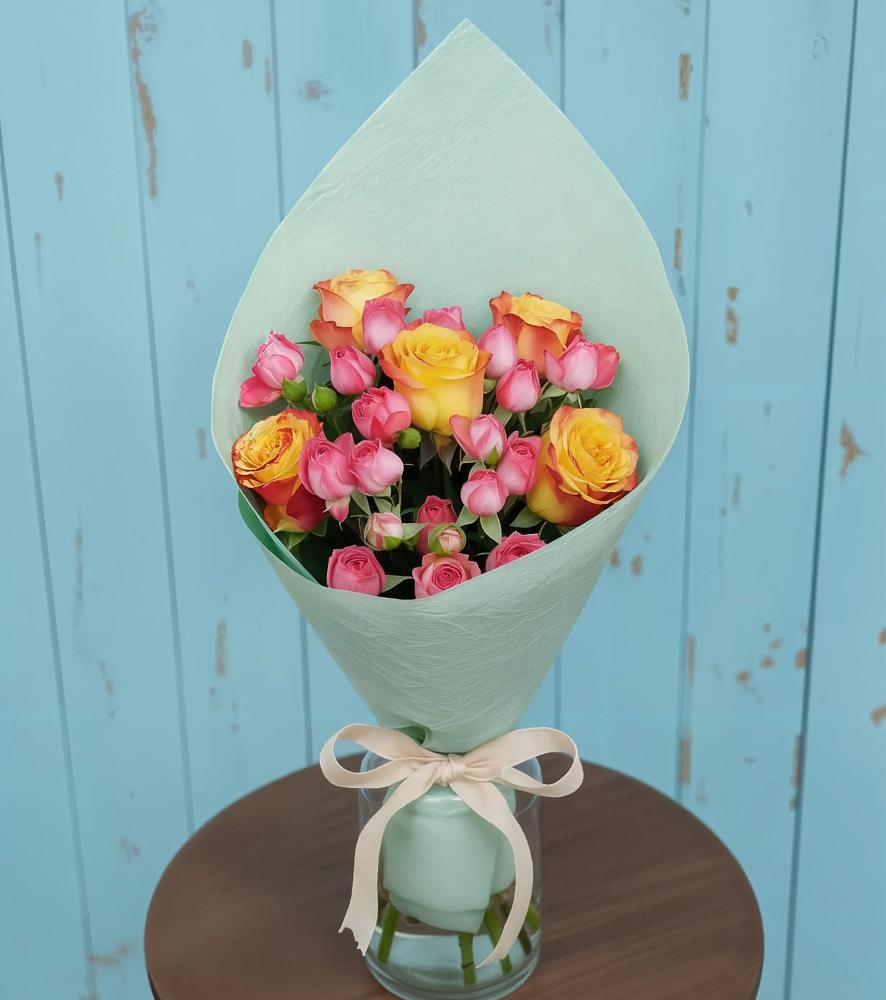 Букет цветов из: Розы в Посевной