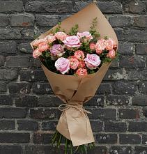 Букет цветов из:  Розы в Посевной