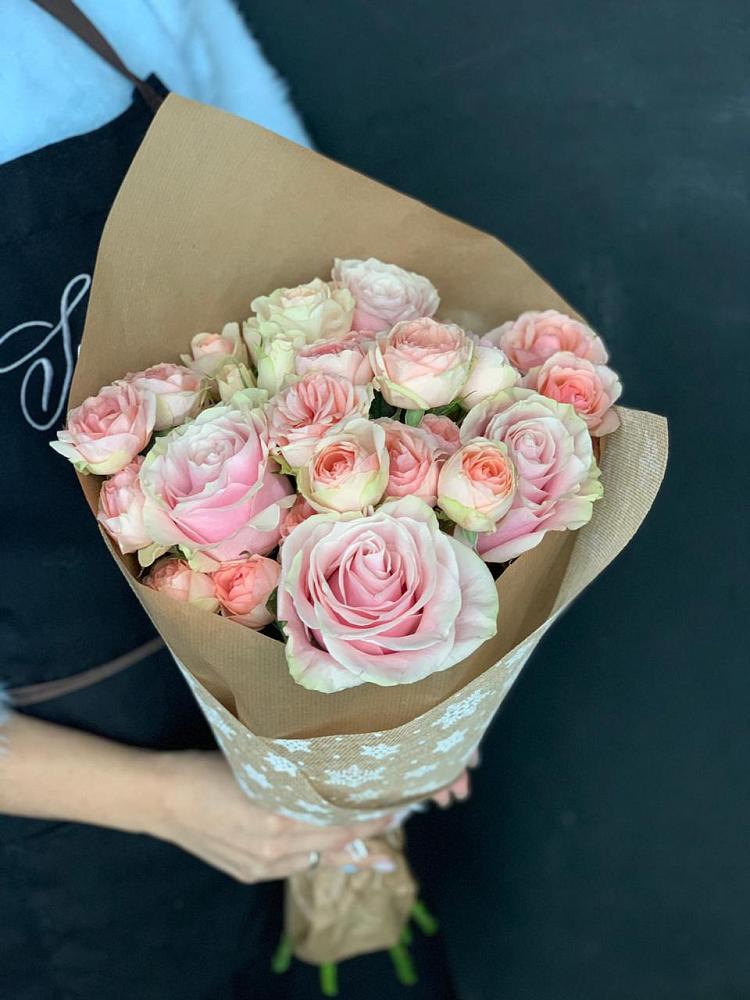 Букет цветов из: Хризантемы и Розы в Посевной