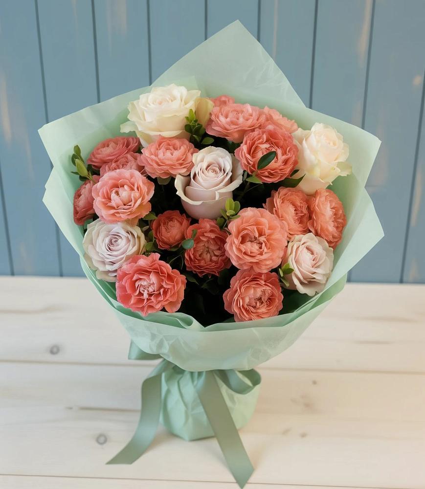 Букет цветов из: Розы в Посевной