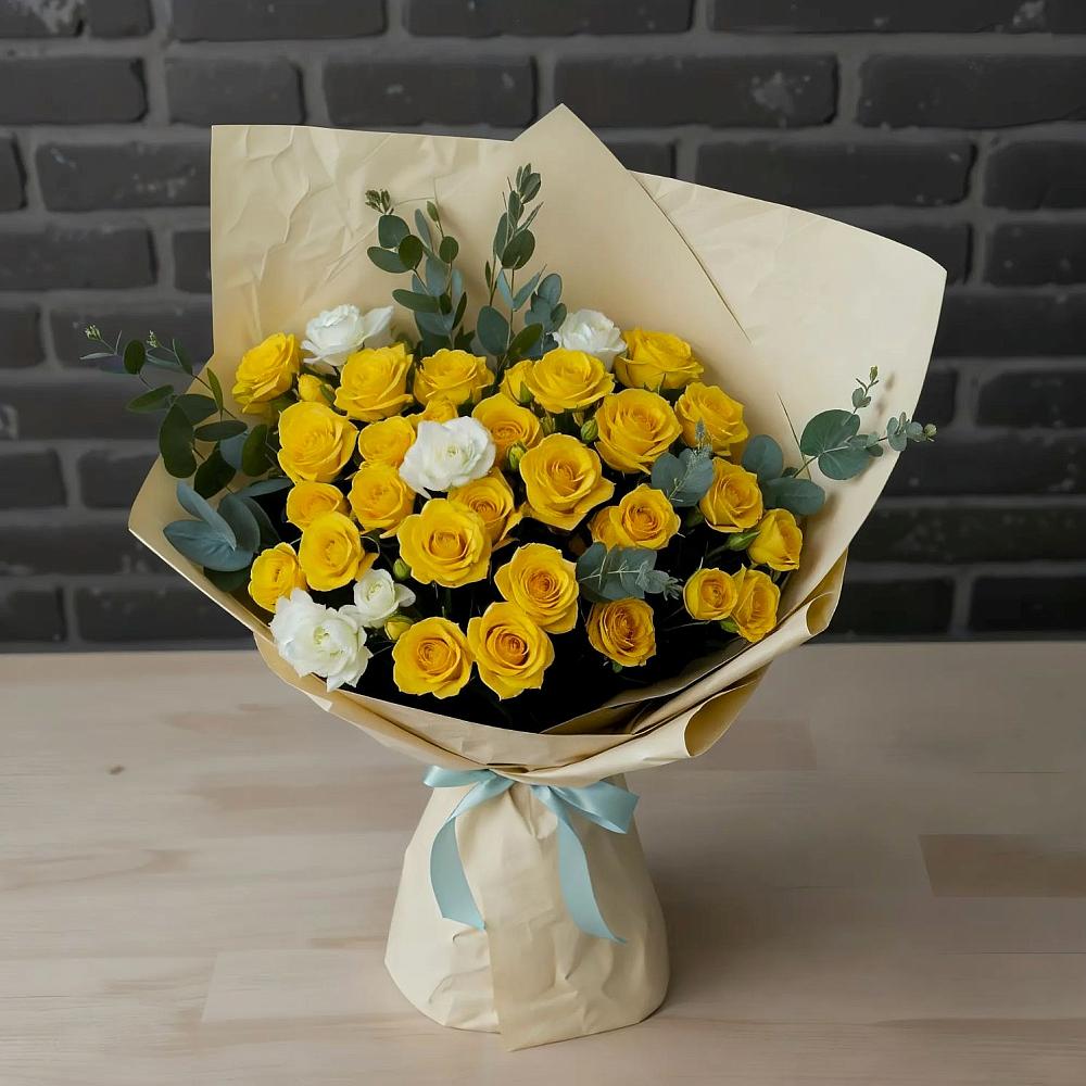 Букет цветов из: Розы в Посевной