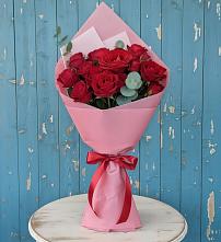 Букет цветов из:  Розы в Посевной