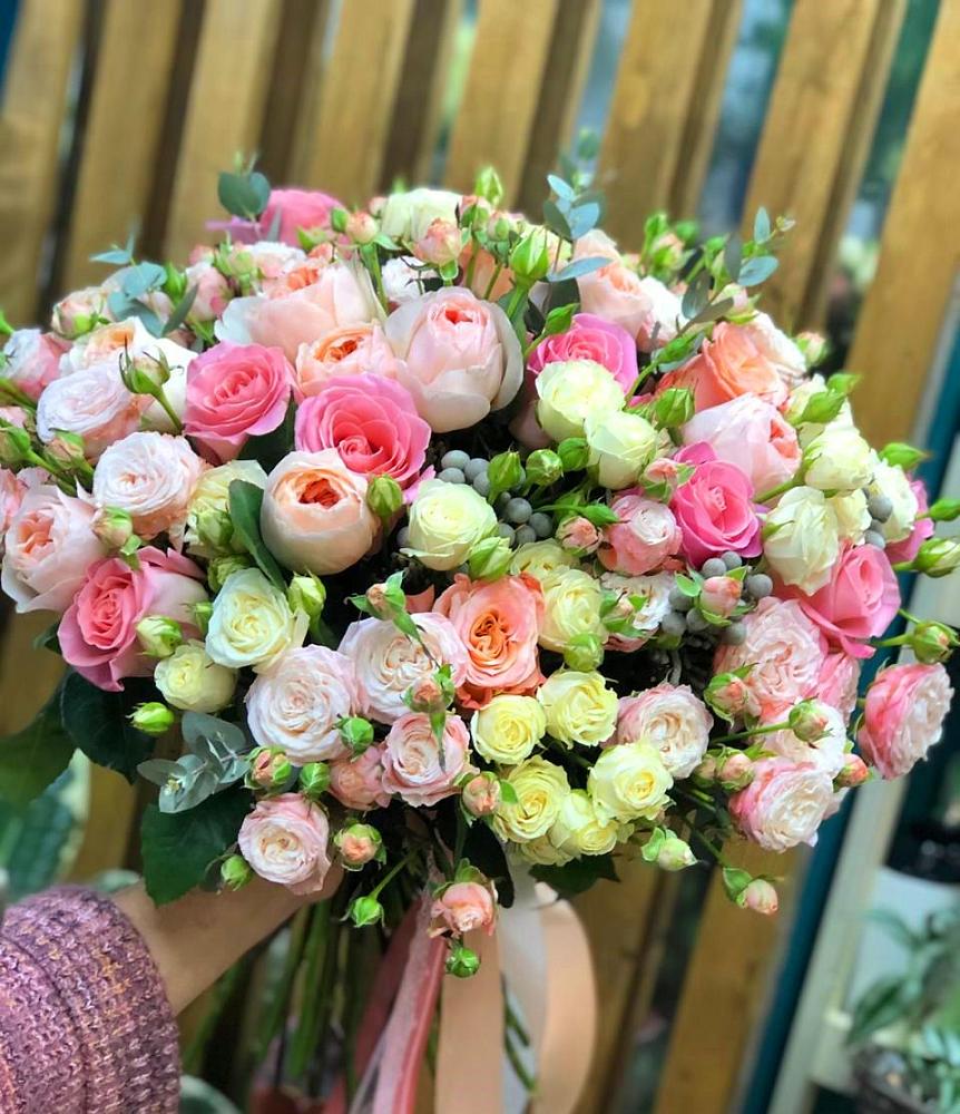 Букет цветов из: Розы в Посевной