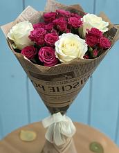 Букет цветов из:  Розы #REPLACE_PRED# Посевной