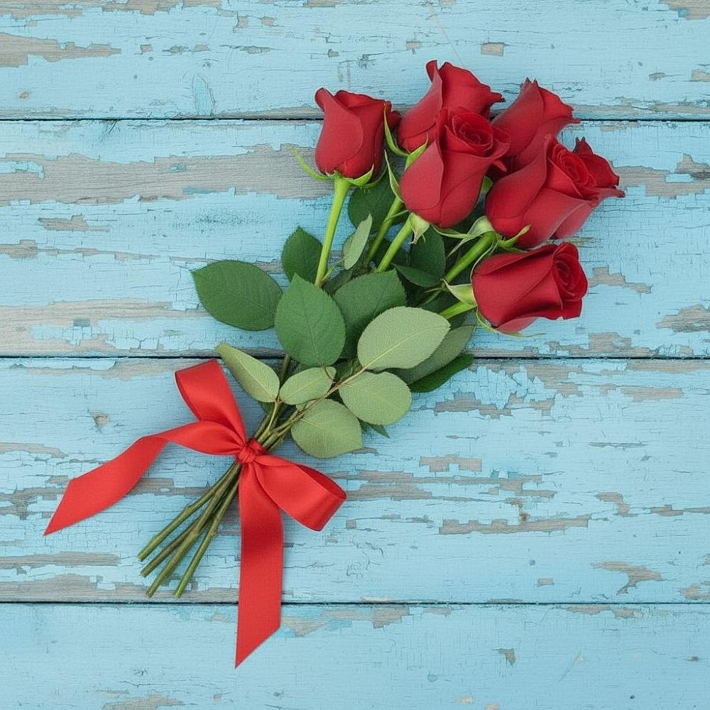 Букет Красные розы в Посевной
