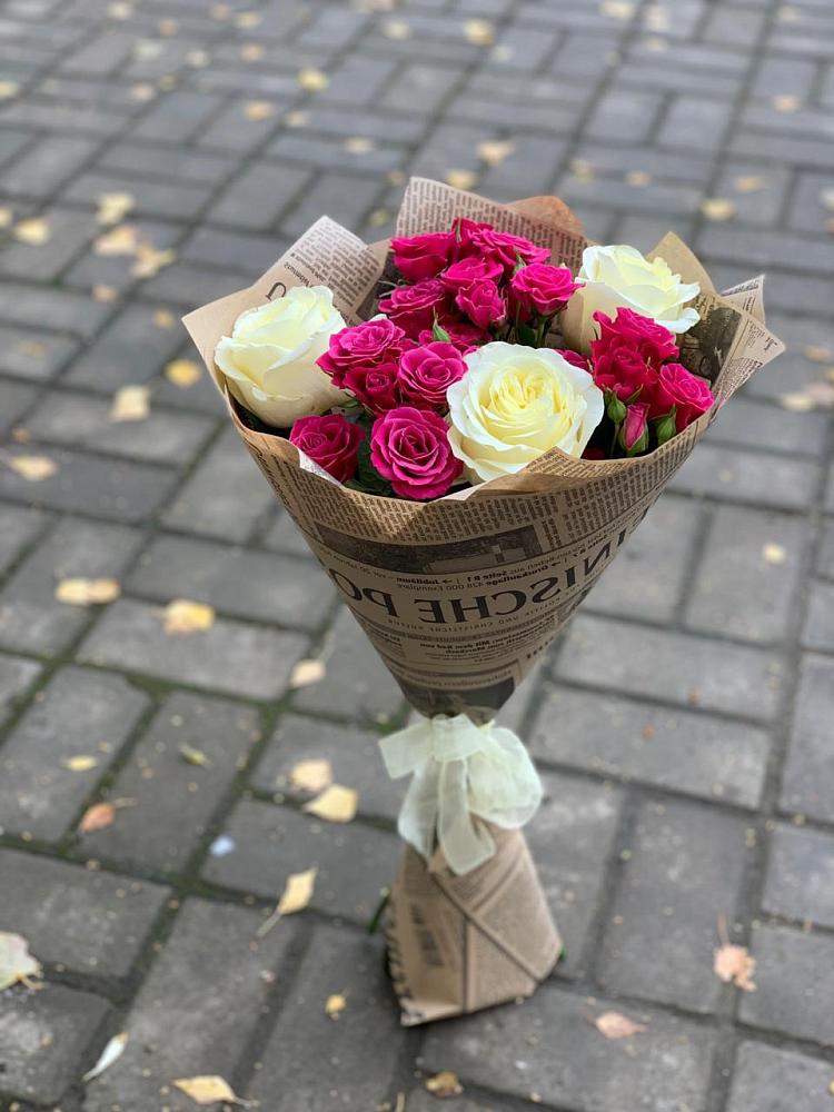 Букет цветов из: Розы в Посевной