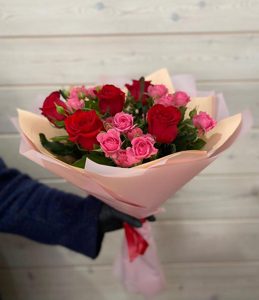 Букет цветов из: Розы в Посевной