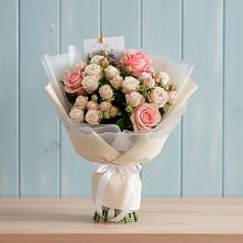 Букет цветов из:  Розы в Посевной