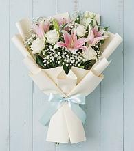 Букет цветов из:  Лилии в Посевной