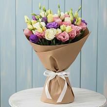 Букет цветов из:  Лизиантусы в Посевной