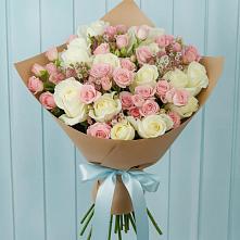 Букет цветов из:  Розы в Посевной