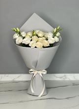 Букет цветов из:  Розы и Лизиантусы в Посевной